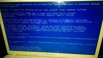 Packard Bell käynnistysongelma ja sininen ruutu