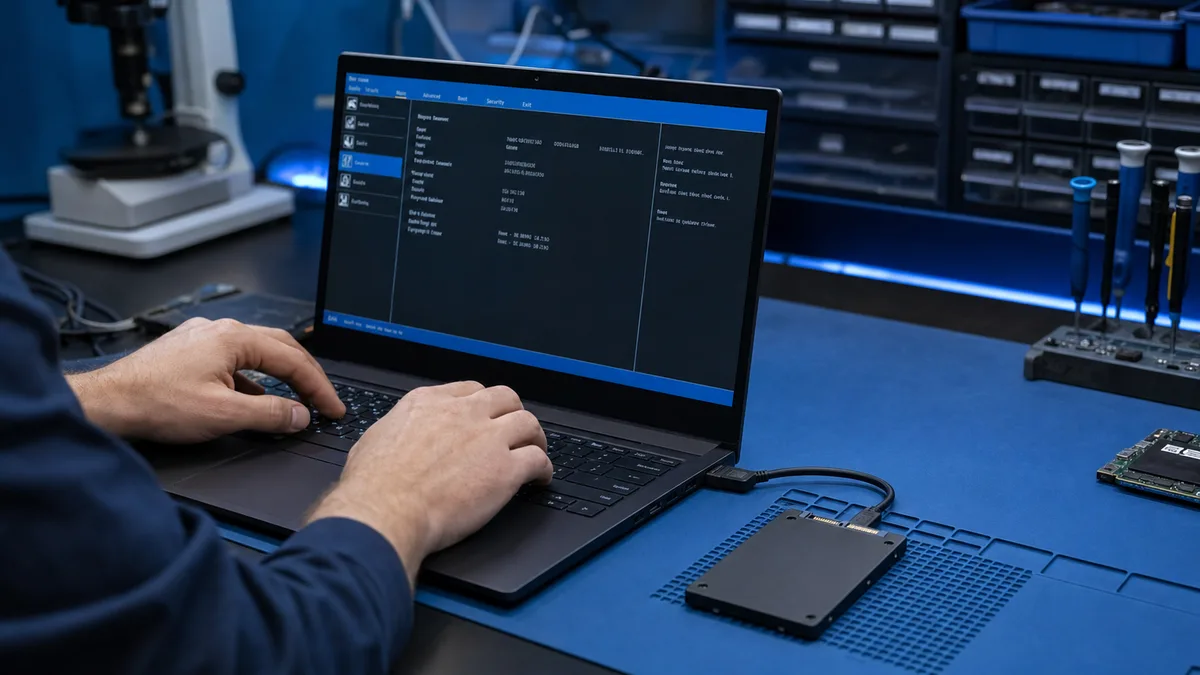 SSD visible in BIOS but not Windows